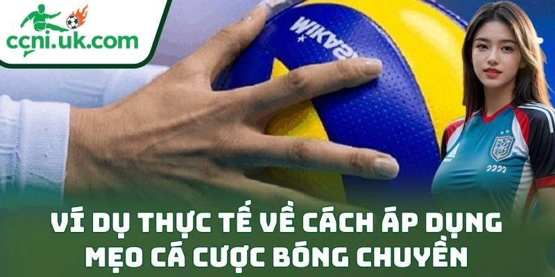 Ví dụ thực tế về cách áp dụng mẹo cá cược bóng chuyền