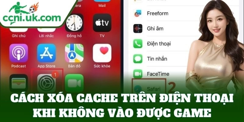 Hướng dẫn xóa cache trình duyệt để vào game đúng chuẩn